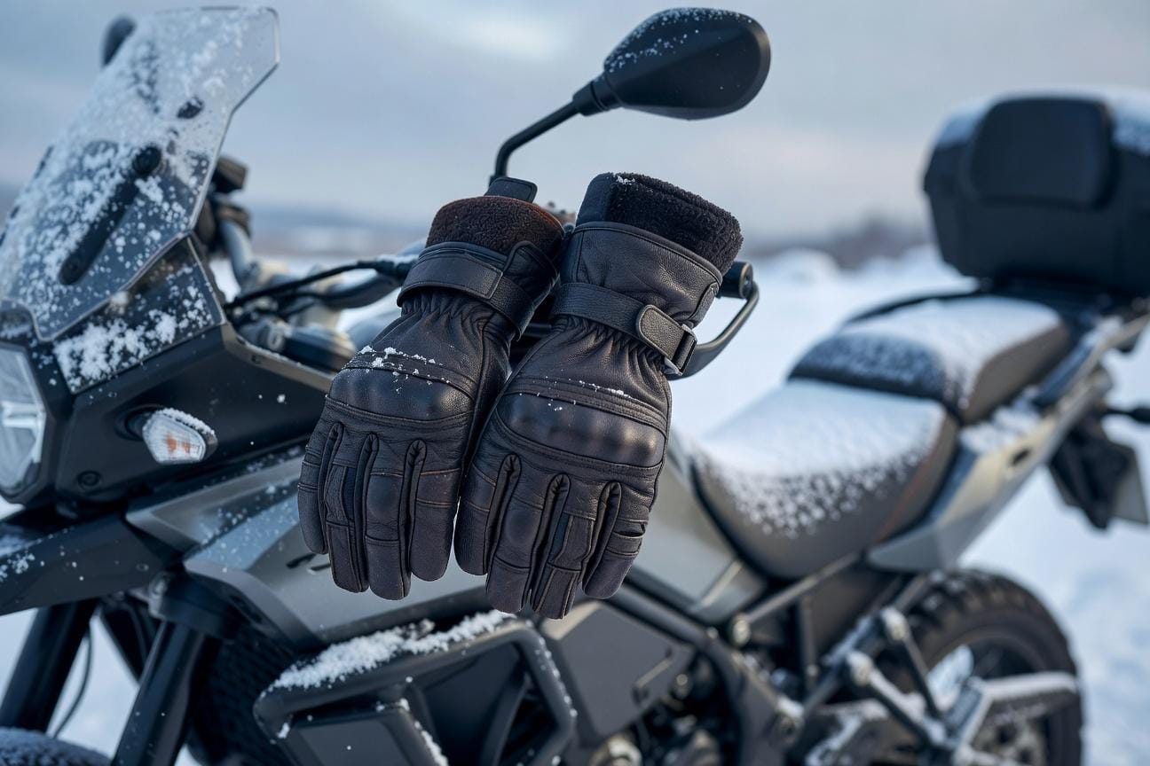 10 porad na zimową jazdę motocyklem