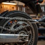 Łańcuch motocyklowy nierówno się napina: przyczyny i skutki