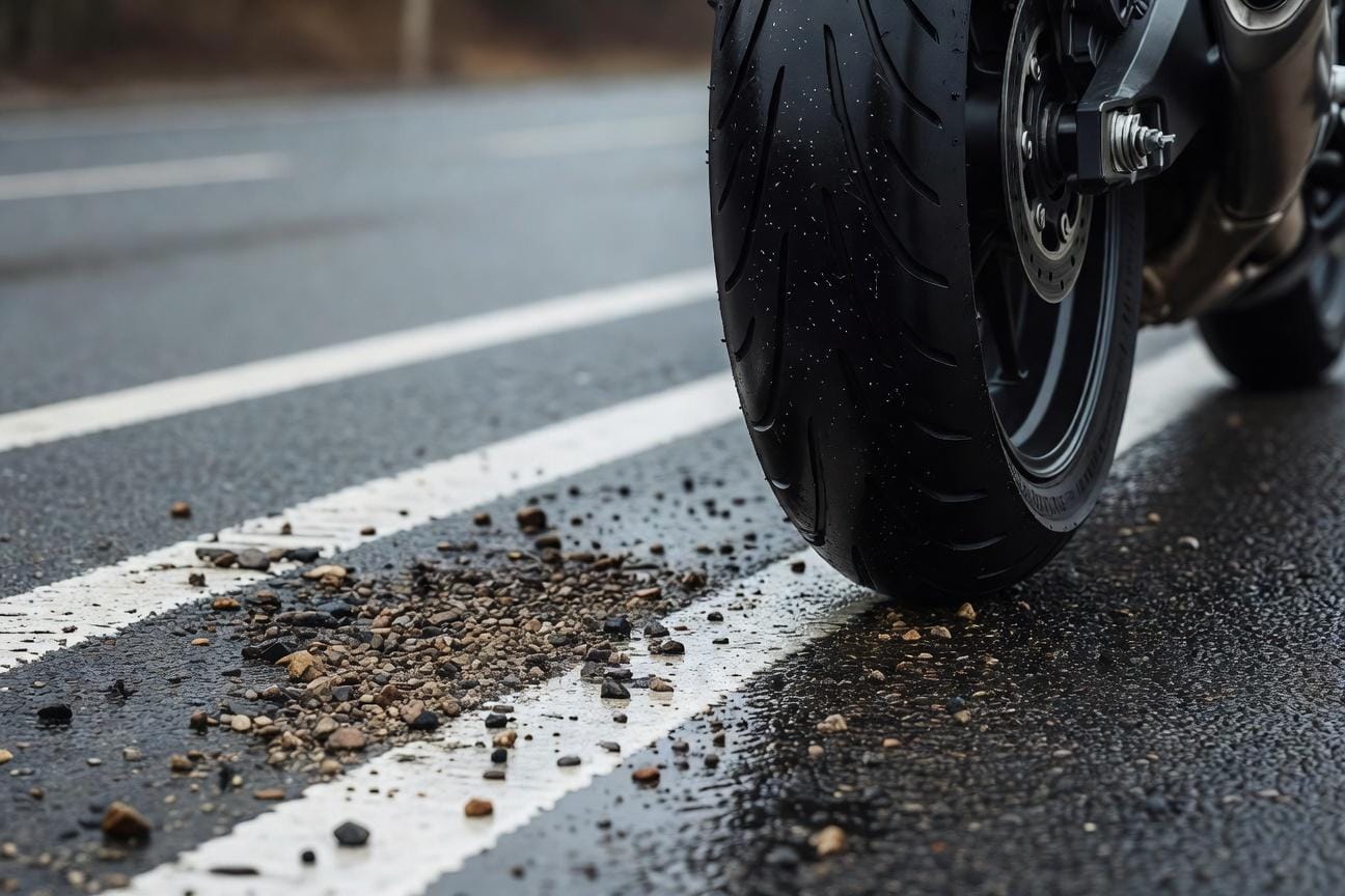 Czym są chicken strips na oponach motocyklowych