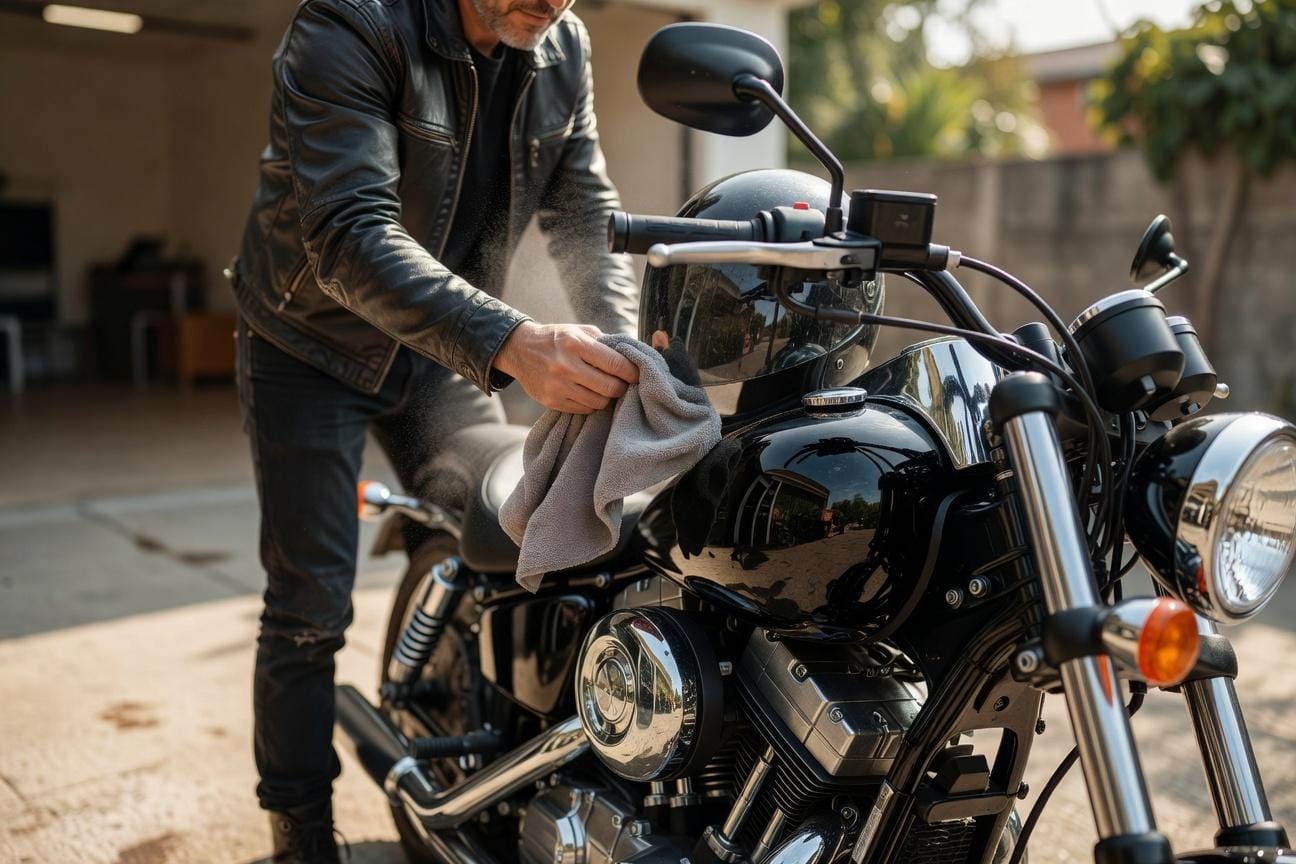 Czyszczenie owadów z motocykla i kasku: bezpieczne metody dla lakieru i wizjera