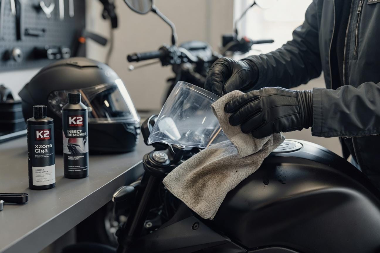 Czyszczenie owadów z motocykla i kasku: bezpieczne metody dla lakieru i wizjera