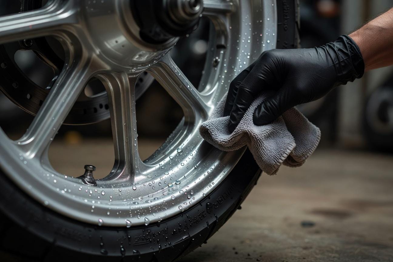 Jak czyścić felgi motocyklowe bez uszkadzania powłoki i uszczelnień