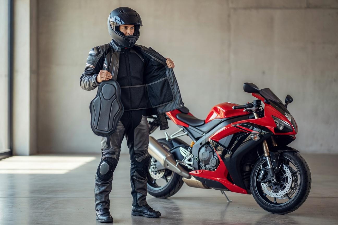 Jak dobrać ochraniacz pleców do kurtki motocyklowej lub kombinezonu