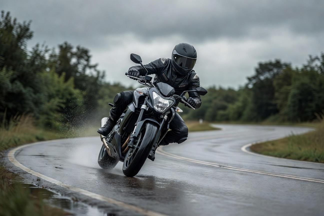 Jak reagować na uślizg przedniego lub tylnego koła w motocyklu