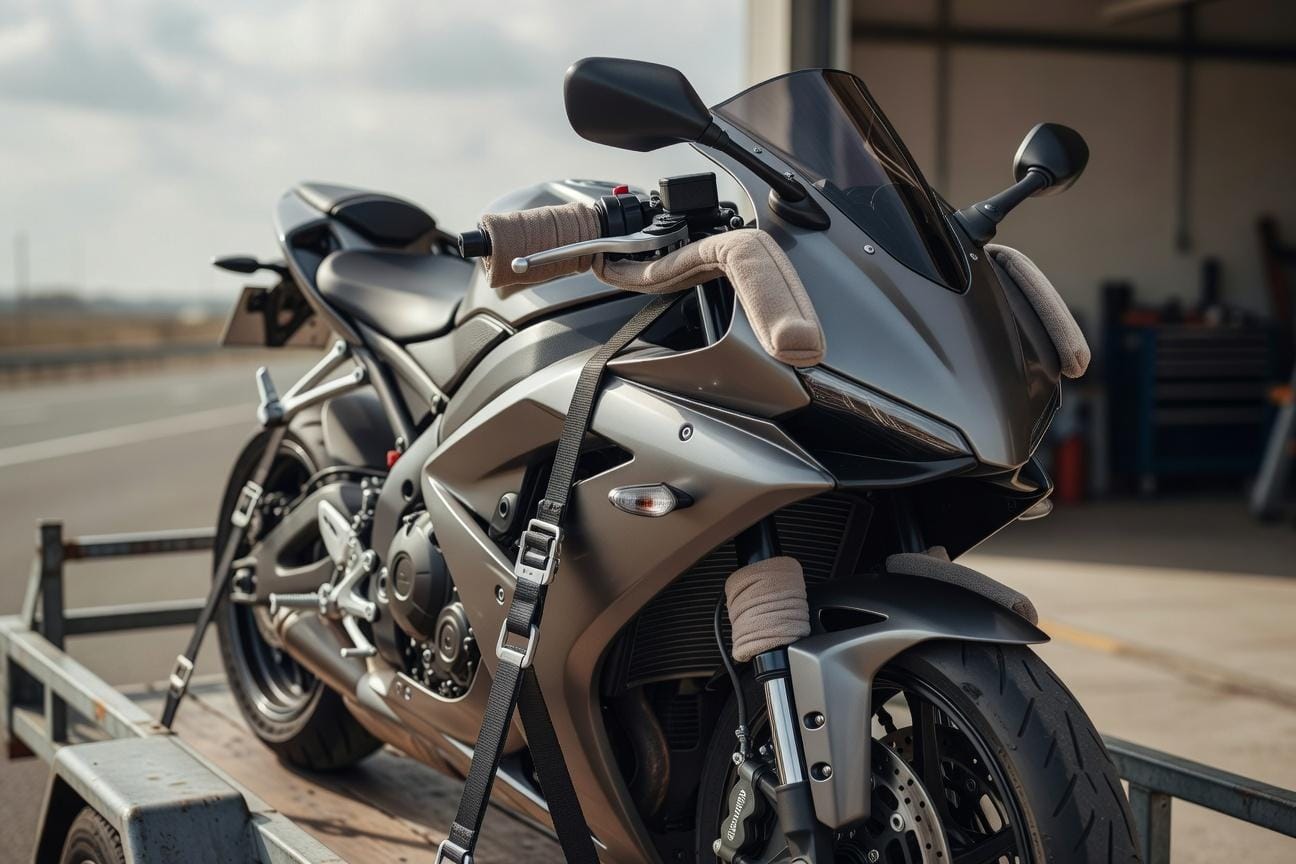 Jak samodzielnie załadować, przypiąć i rozładować motocykl