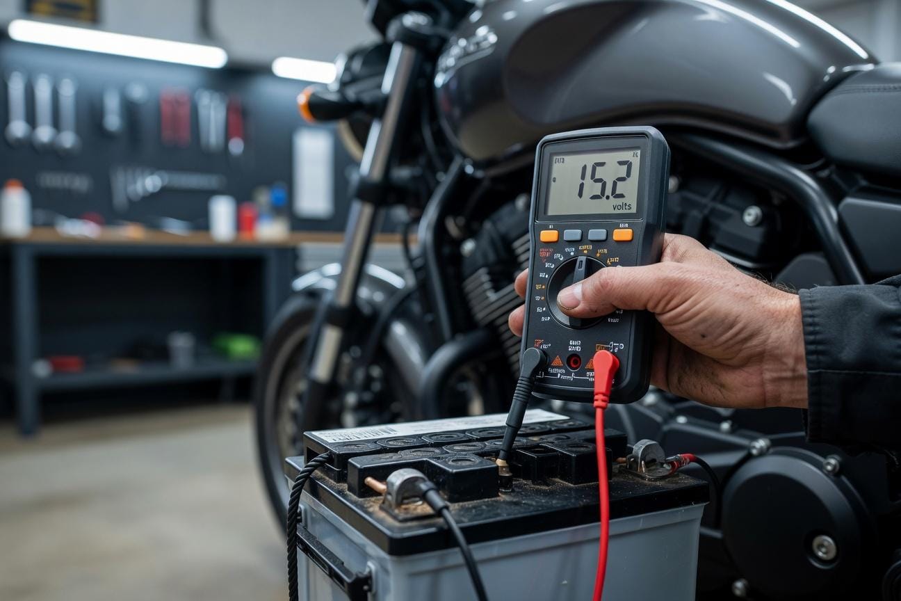 Jak sprawdzić akumulator i układ ładowania motocykla