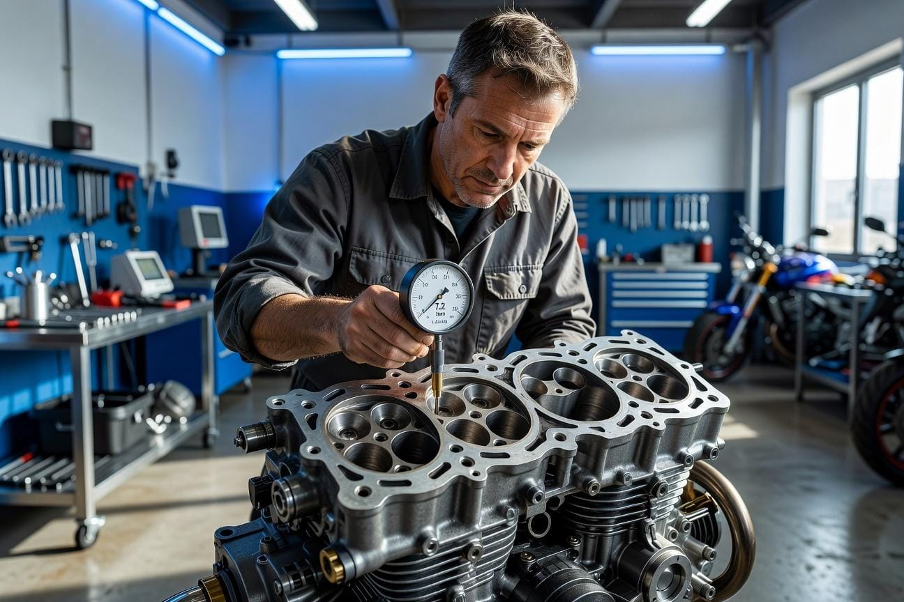 Jak sprawdzić kompresję silnika motocyklowego i zinterpretować wynik