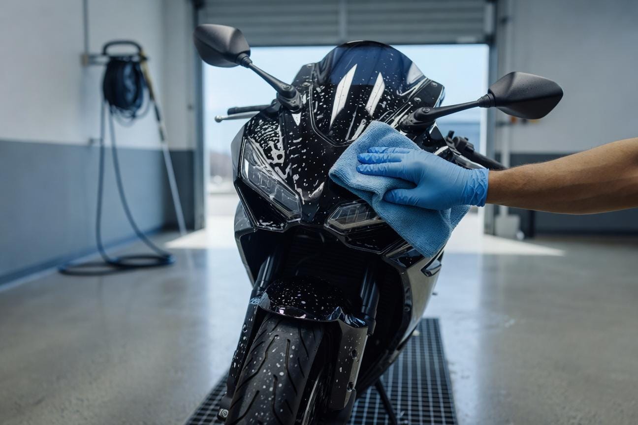Jak umyć motocykl bez szkody dla lakieru i elektroniki