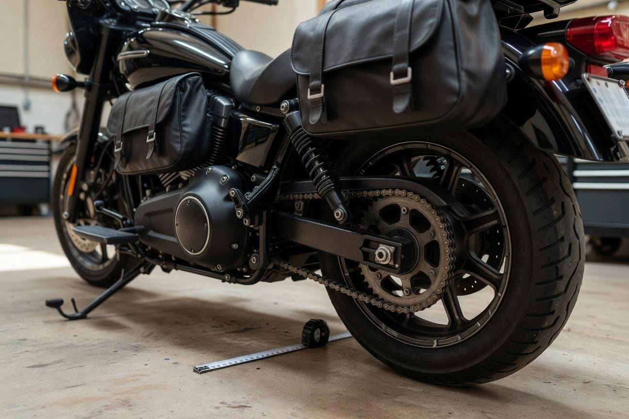 Jak ustawić naciąg łańcucha w motocyklu zgodnie z obciążeniem
