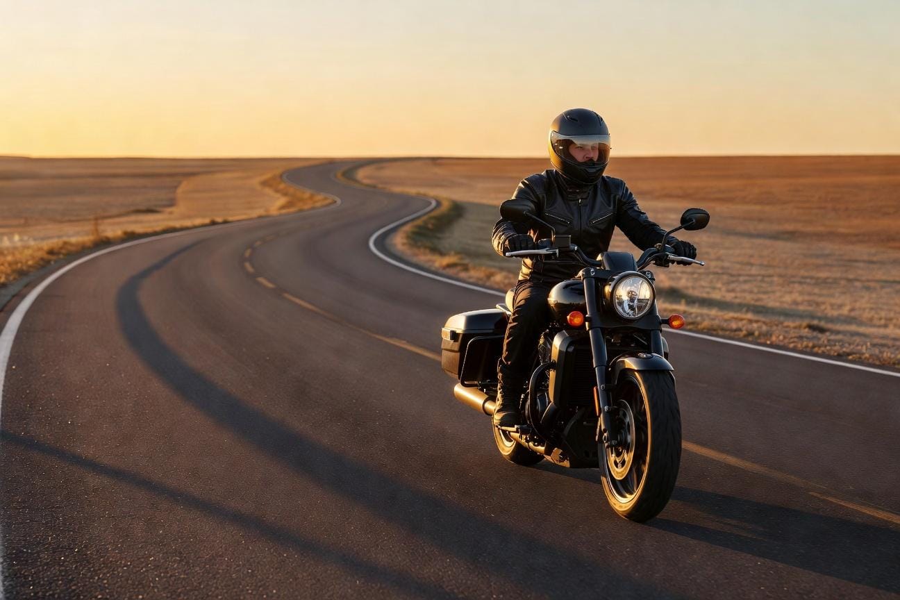 Jak utrzymać tor jazdy motocykla na nierównej nawierzchni