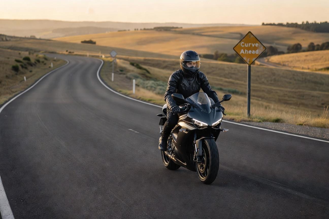 Jak utrzymać tor jazdy motocykla na nierównej nawierzchni