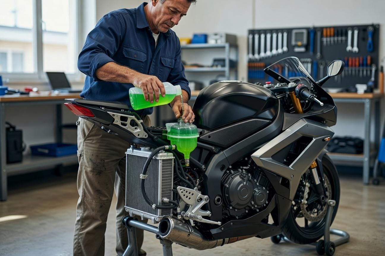 Jak wymienić płyn chłodniczy w motocyklu