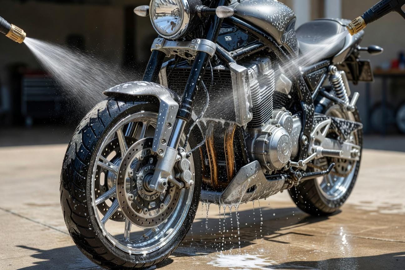 Jak zabezpieczyć motocykl przed korozją po jeździe w deszczu lub soli