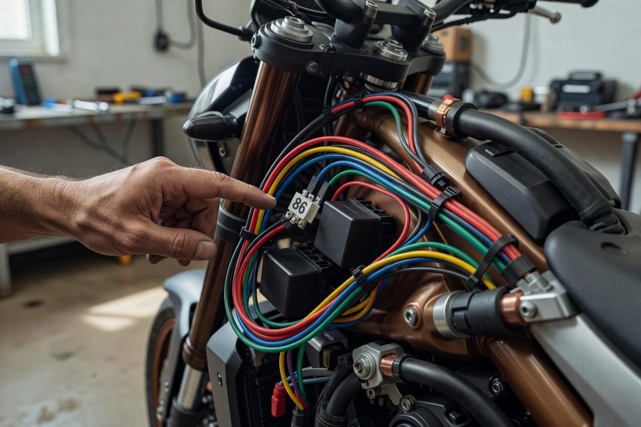 Jak zamontować dodatkowe światła w motocyklu