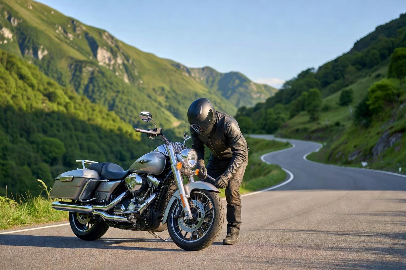 Jazda motocyklem w górach: hamowanie silnikiem, serpentyny i zmienna pogoda