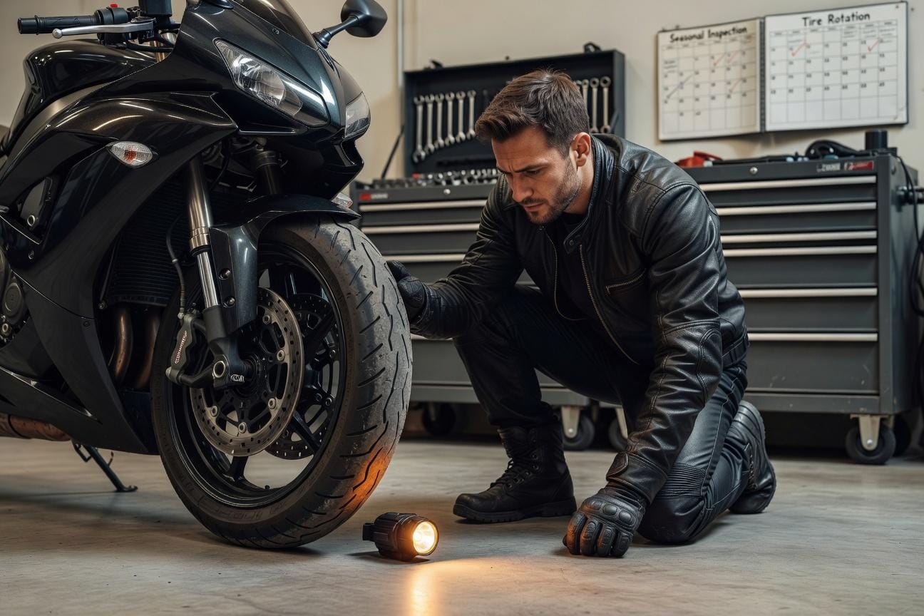 Kiedy opona motocyklowa jest za stara mimo dobrego bieżnika