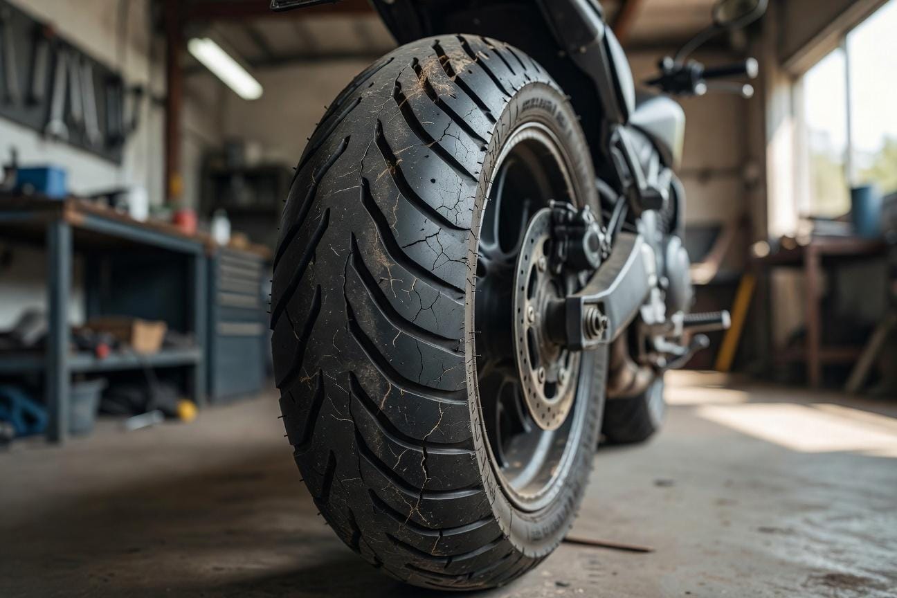 Kiedy opona motocyklowa jest za stara mimo dobrego bieżnika