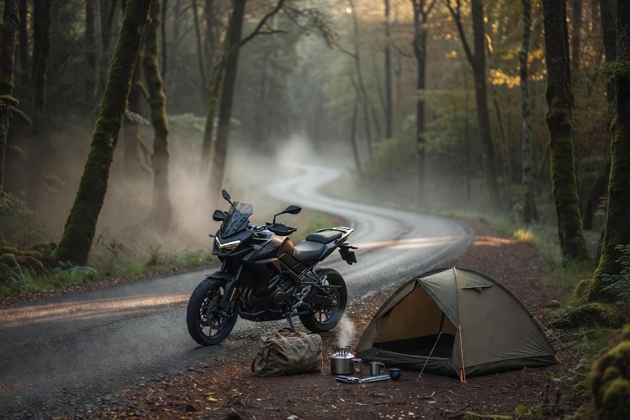 Minimalistyczna wyprawa motocyklowa: co zabrać, a czego nie pakować