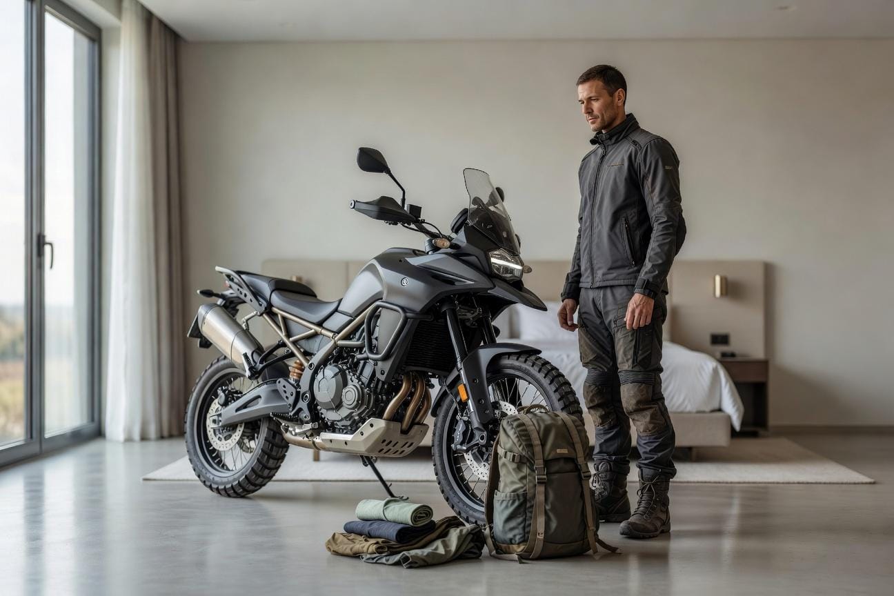 Minimalistyczna wyprawa motocyklowa: co zabrać, a czego nie pakować