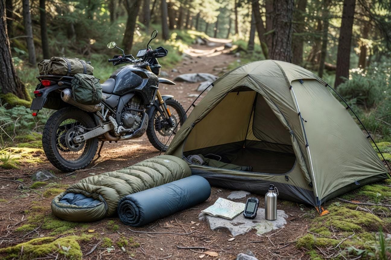 Motocyklowy biwak: mniej oczywiste porady