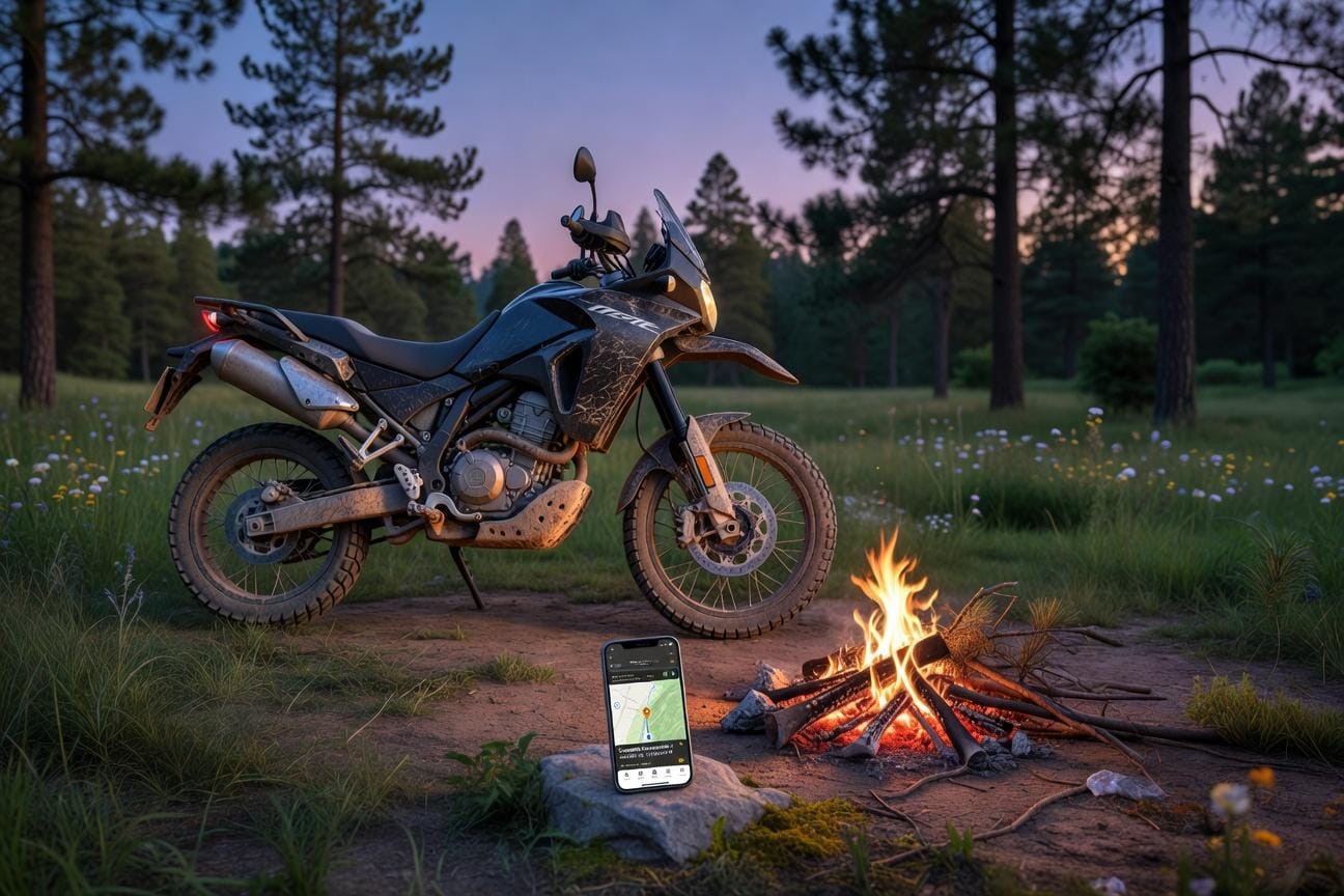 Motocyklowy biwak: mniej oczywiste porady
