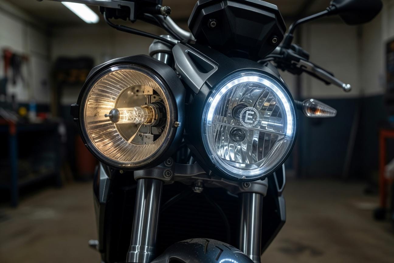 Oświetlenie LED w motocyklu: podstawy i zalety modernizacji