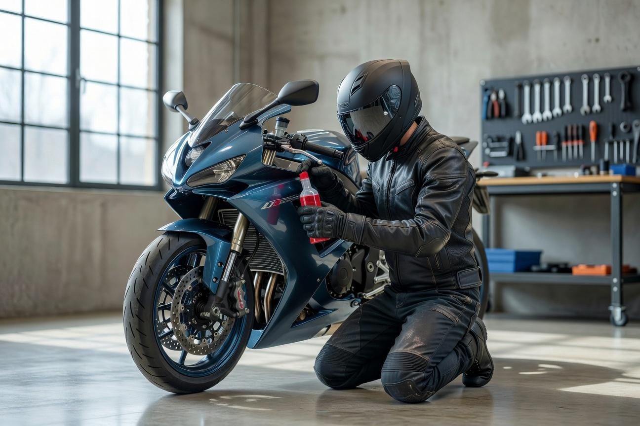 Płyn hamulcowy w motocyklu: rodzaje DOT, wymiana i typowe objawy zużycia