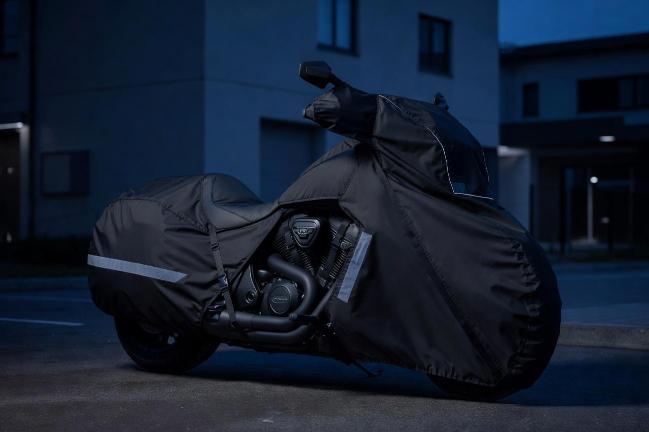 Pokrowiec motocyklowy: jak dobrać materiał i uniknąć zatrzymywania wilgoci