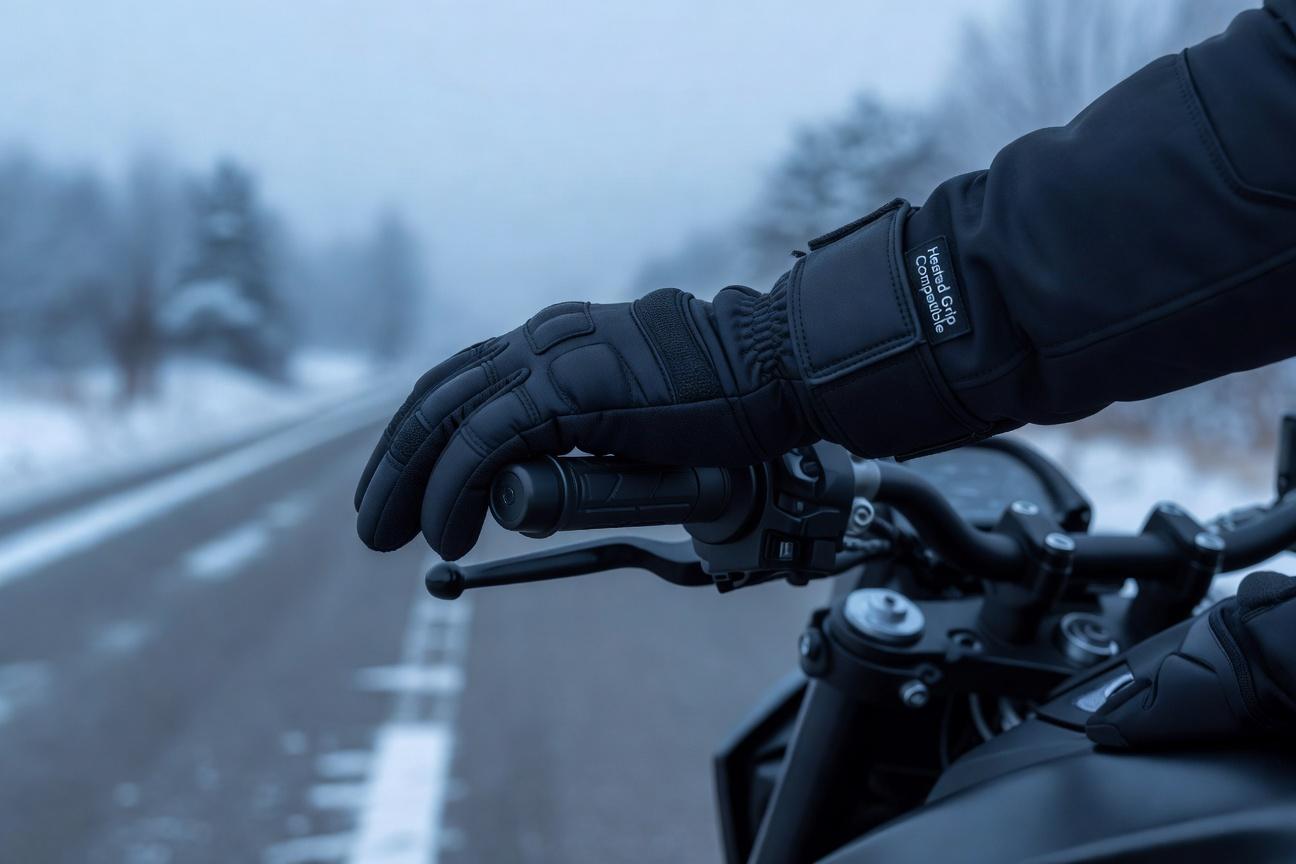 Rękawice wodoodporne na motocykl: membrana, ocieplenie i chwyt manetki