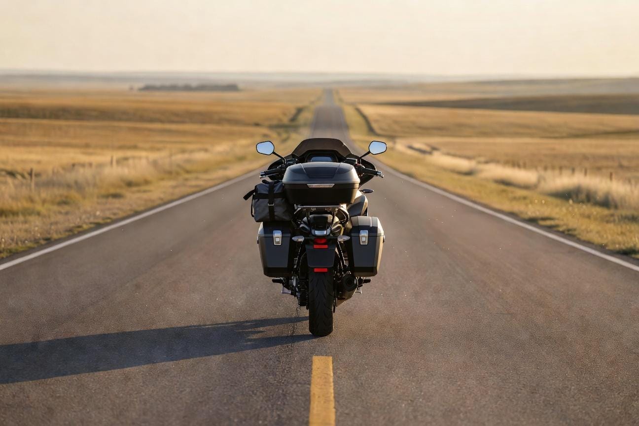 Rozkład masy bagażu na motocyklu: jak nie zepsuć prowadzenia