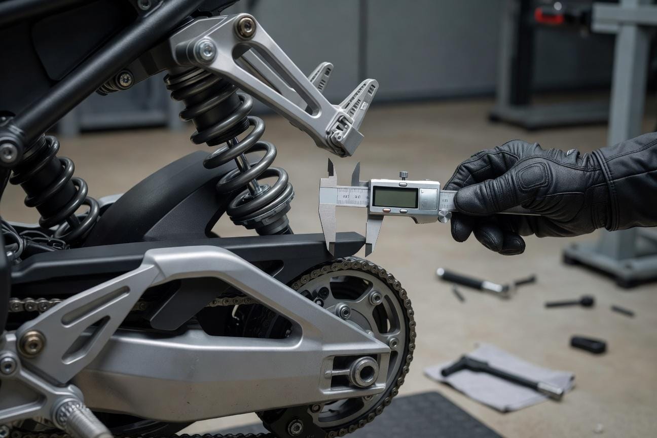 Sag w motocyklu: jak mierzyć ugięcie zawieszenia i co ono oznacza
