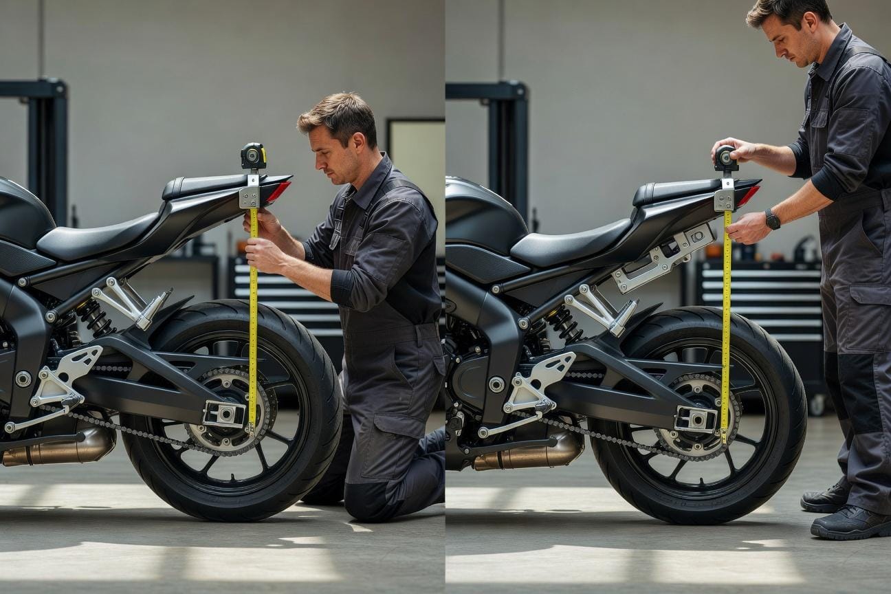 Sag w motocyklu: jak mierzyć ugięcie zawieszenia i co ono oznacza