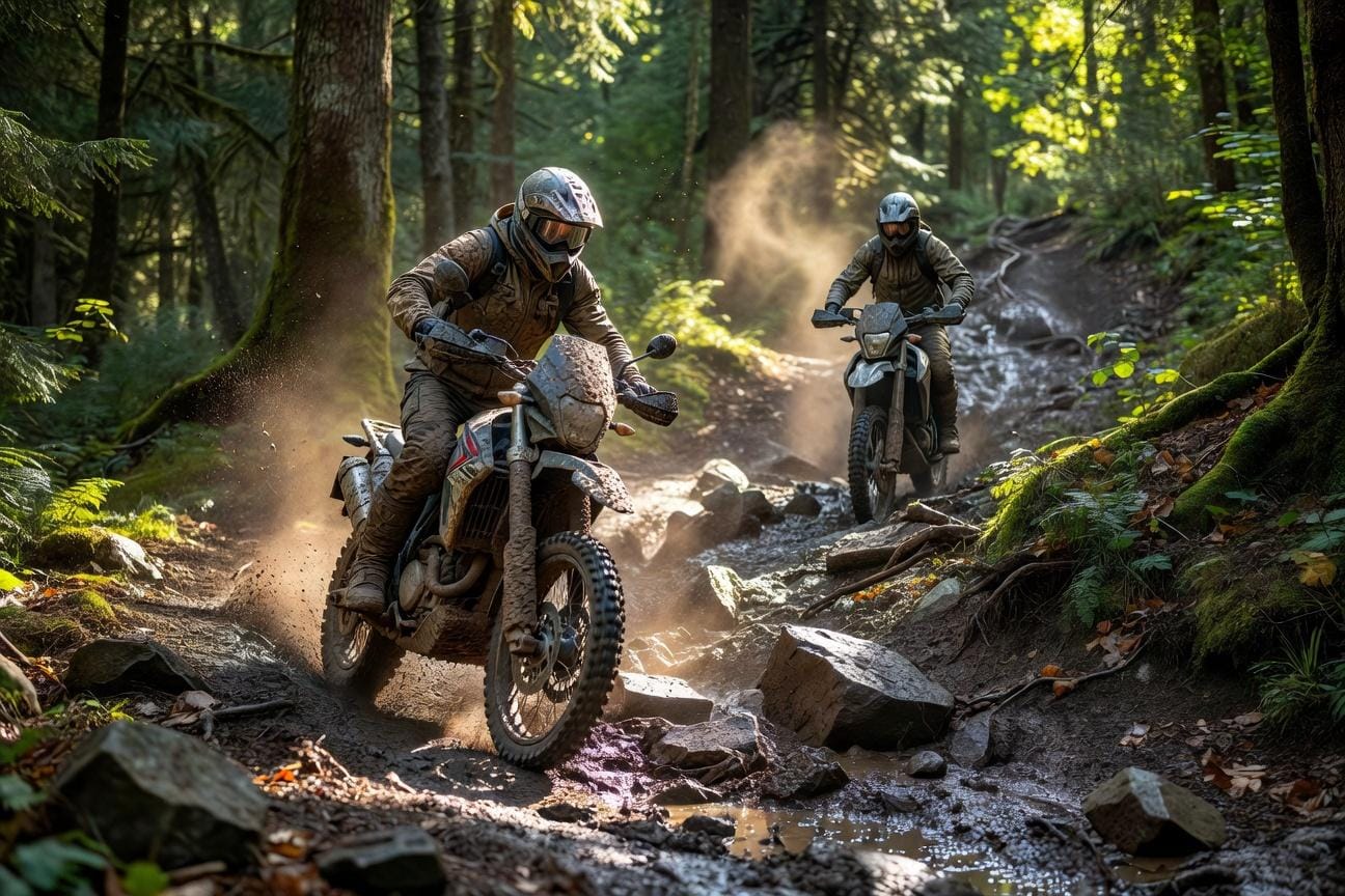 Technika jazdy off-road: kiedy siedzieć, stać i podpierać się nogą