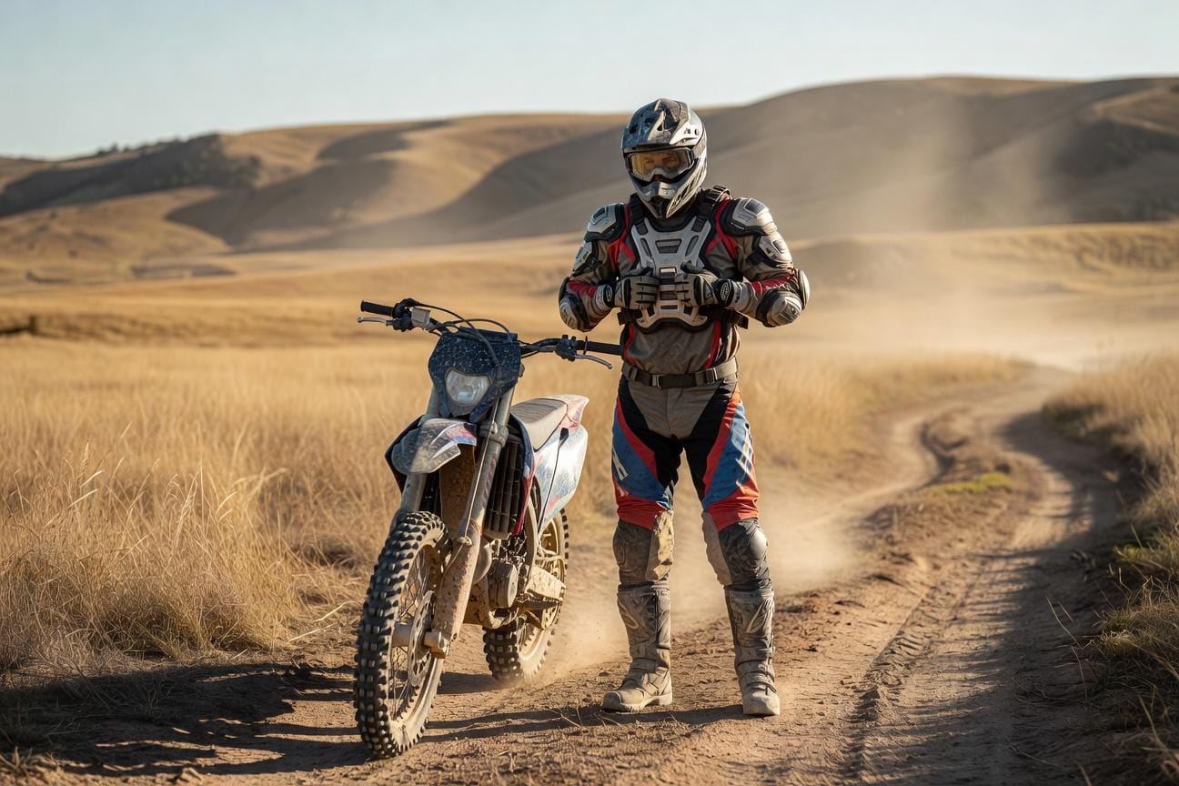Zbroja motocyklowa do off-roadu: jak dobrać poziom ochrony i komfort