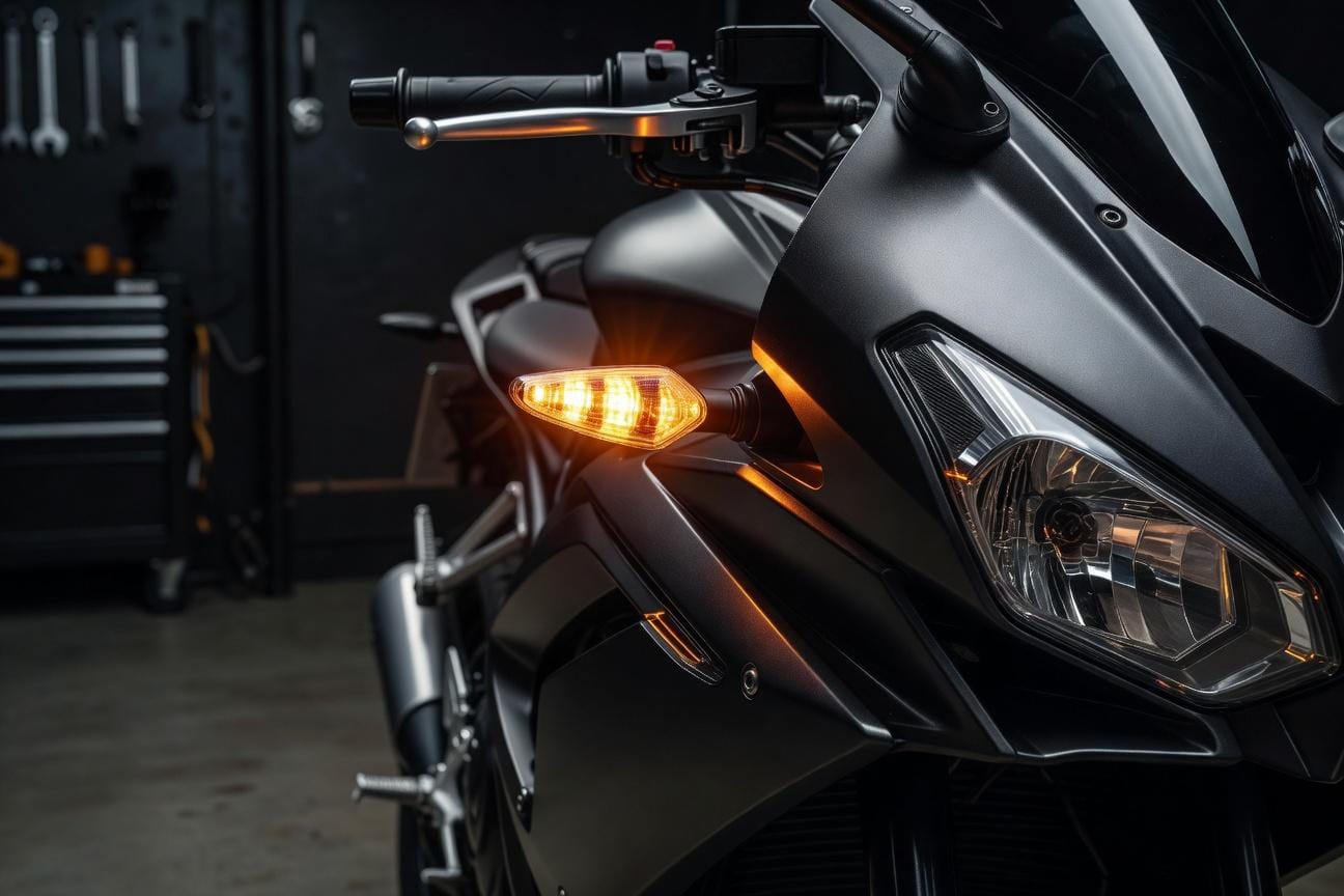 Zmiana kierunkowskazów w motocyklu: oporniki, przerywacz i montaż LED